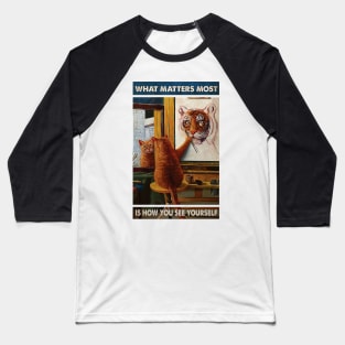 Is How You See Yourself Cat Lover Baseball T-Shirt